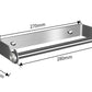 Paper Towel Holder Under Cabinet Wall Mount Stainless Steel Rack Towel Organizer