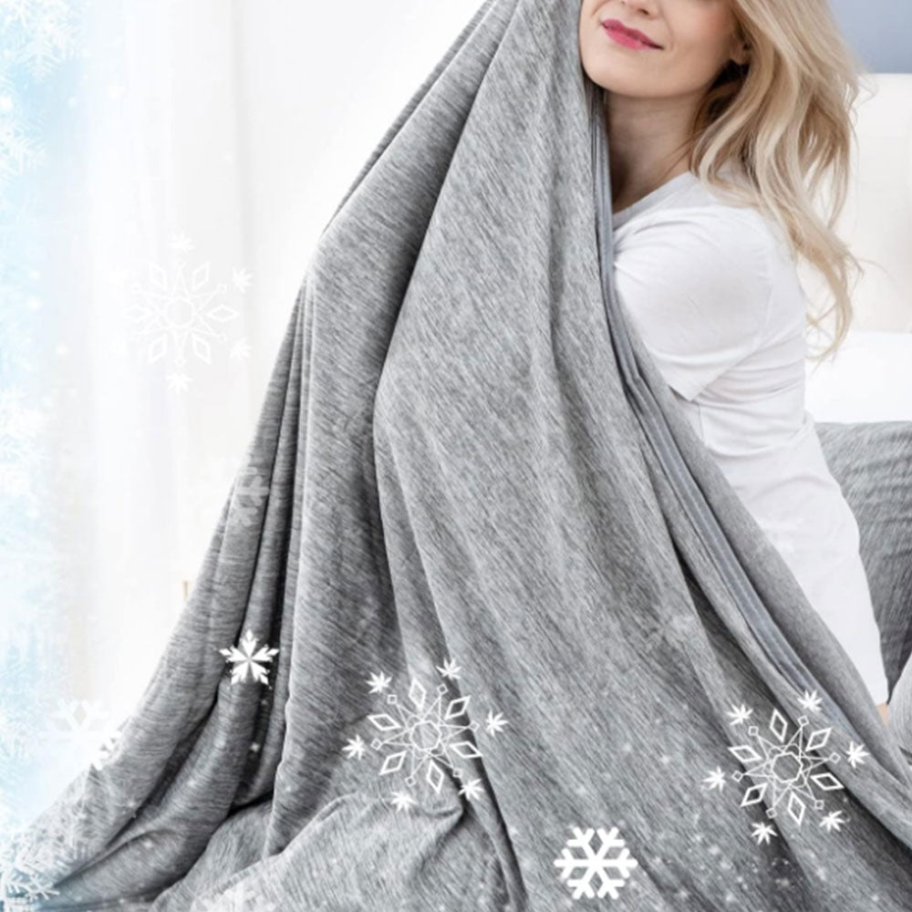 Summer Cooling Blanket for Hot Sleeper Absorbs Heat