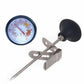 Thermometer with Instant Read Dial Thermometer Stainless Steel Stem Cooking Thermometer for Coffee Tea Water