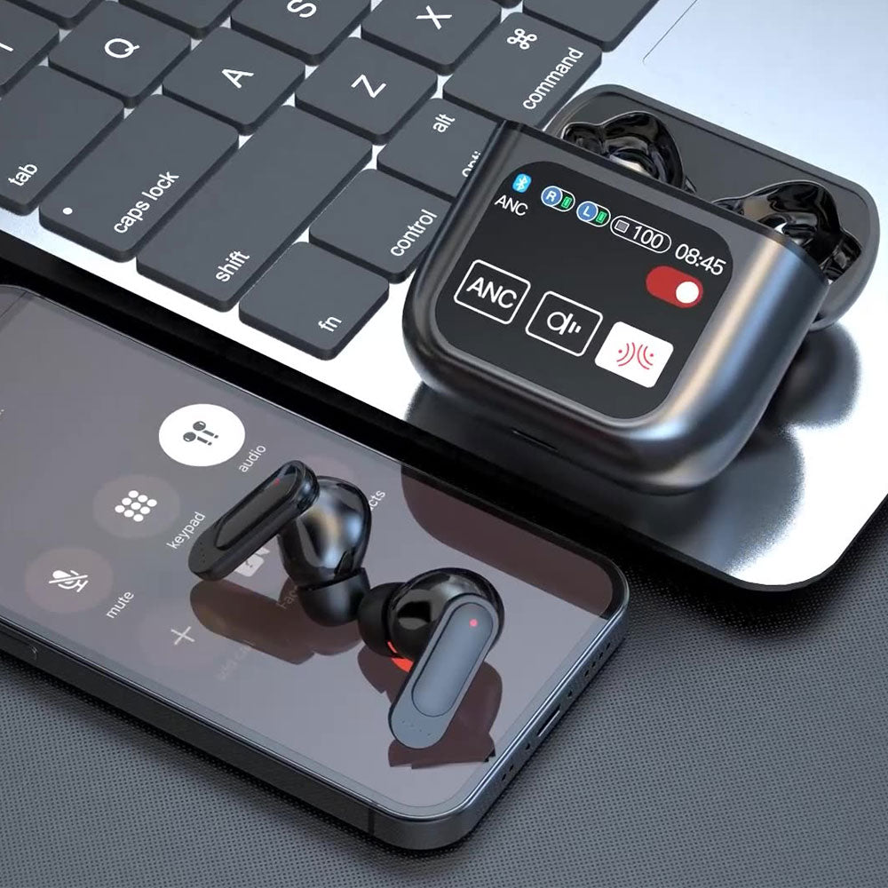 Bluetooth 5.4 Wireless Earbuds Stereo Bass Headphones With Touch Screen