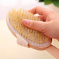 2 Pieces Long Handle Back Shower Brush with Detachable Hand Strap