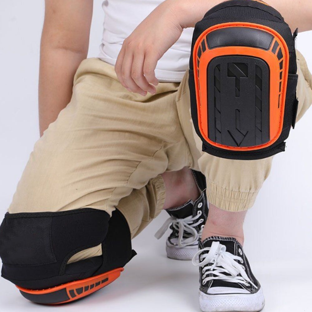 2 Pairs Knee Silicone Gel Pads For Security Work