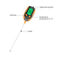 4-in-1 Soil Tester PH Temperature Moisture Sunlight Test Meter