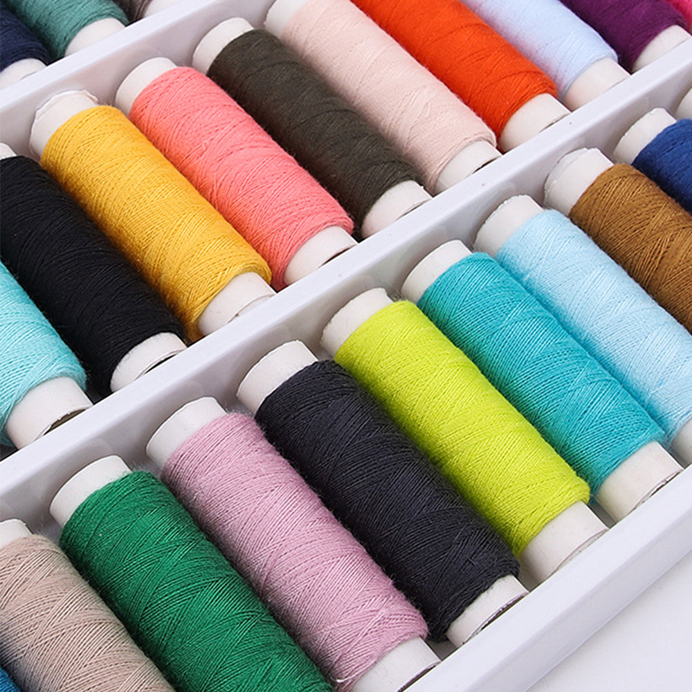 50 Colour Roll Polyester Sewing Thread Kit Set for Home DIY Sewing Machine
