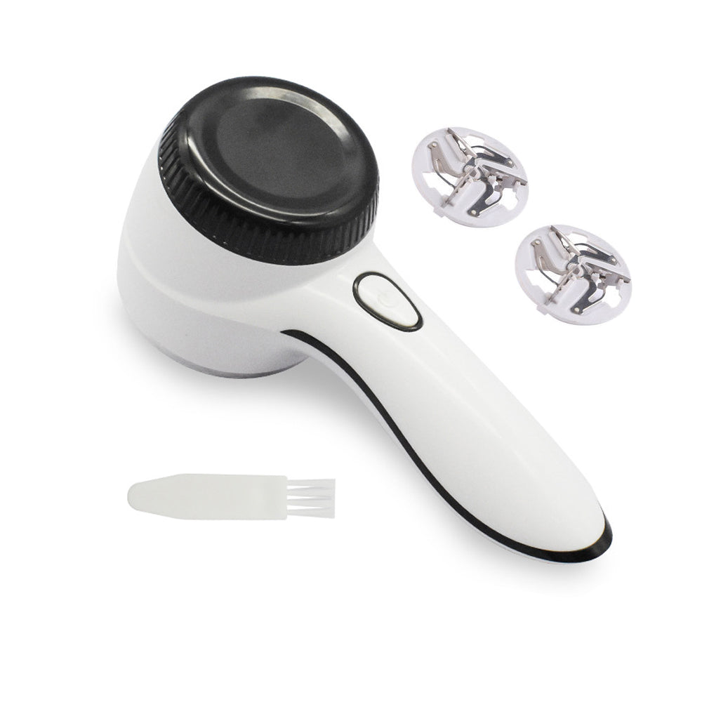 2 In 1 Battery-Operated Electric Fabric Lint Remover with 2 Replacement Blades