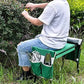 Garden Kneeler And Seat Heavy Duty Foldable Gardening Stool Kneeling Bench