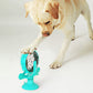 Interactive Pet Treats Dispenser Toy 360 Degrees Rotating Windmill Toy Slow Pet Feeder