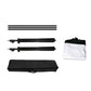 Portable Outdoor Projection Screen Double Stand Movie Screen with Carry Bag for Camping