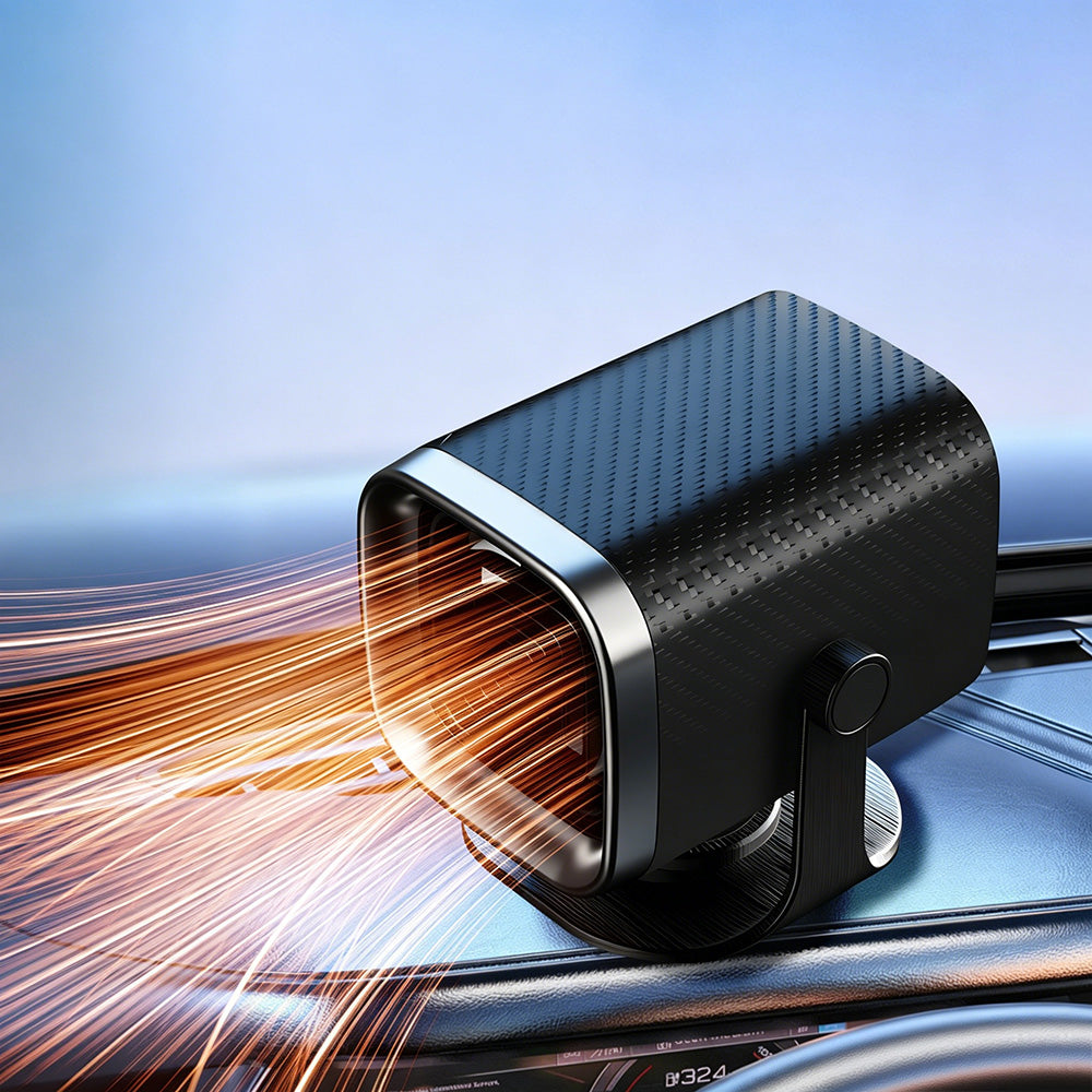 12V 100W / 24V 150W Portable Car Heater Defroster 2-in-1 Cool and Warm Dual Mode Adjustable