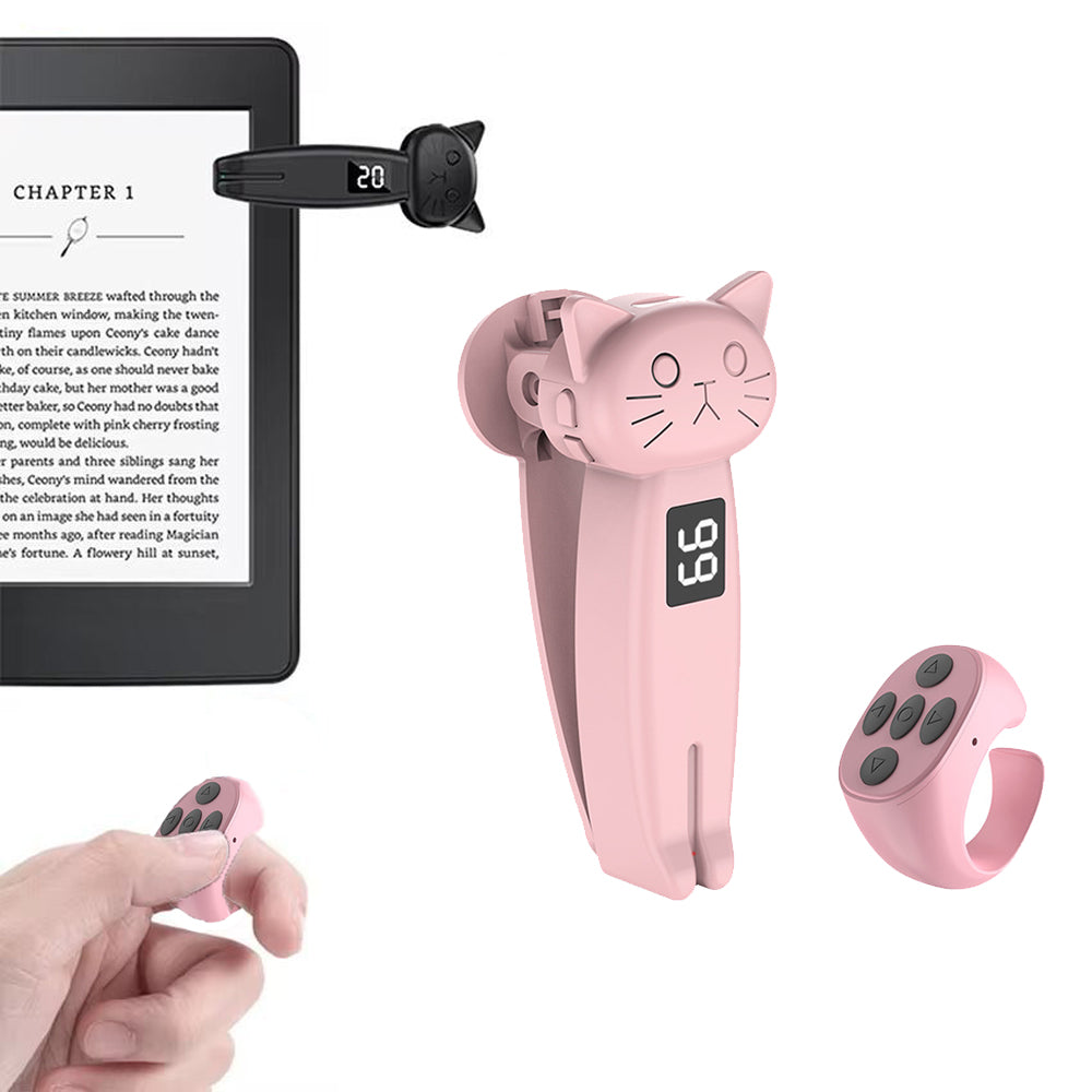 Bluetooth Remote Auto Page Turner and Clicker for Kindle Tablet Phone