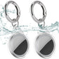4-Pack Airtag Protective Case with Key Ring Transparent TPU Cover for Apple Airtags