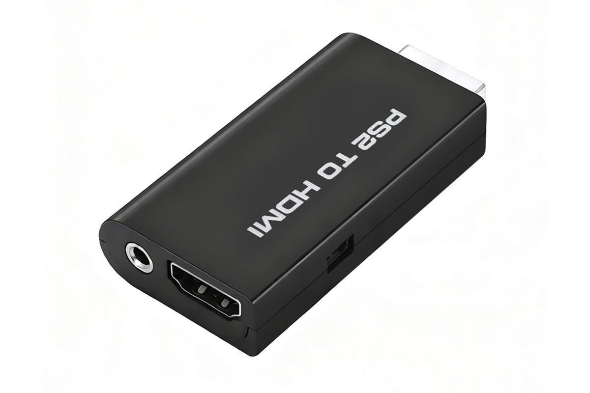 PS2 To HDMI Converter Adapter With USB Power Cable Supports All PS2 Display Modes
