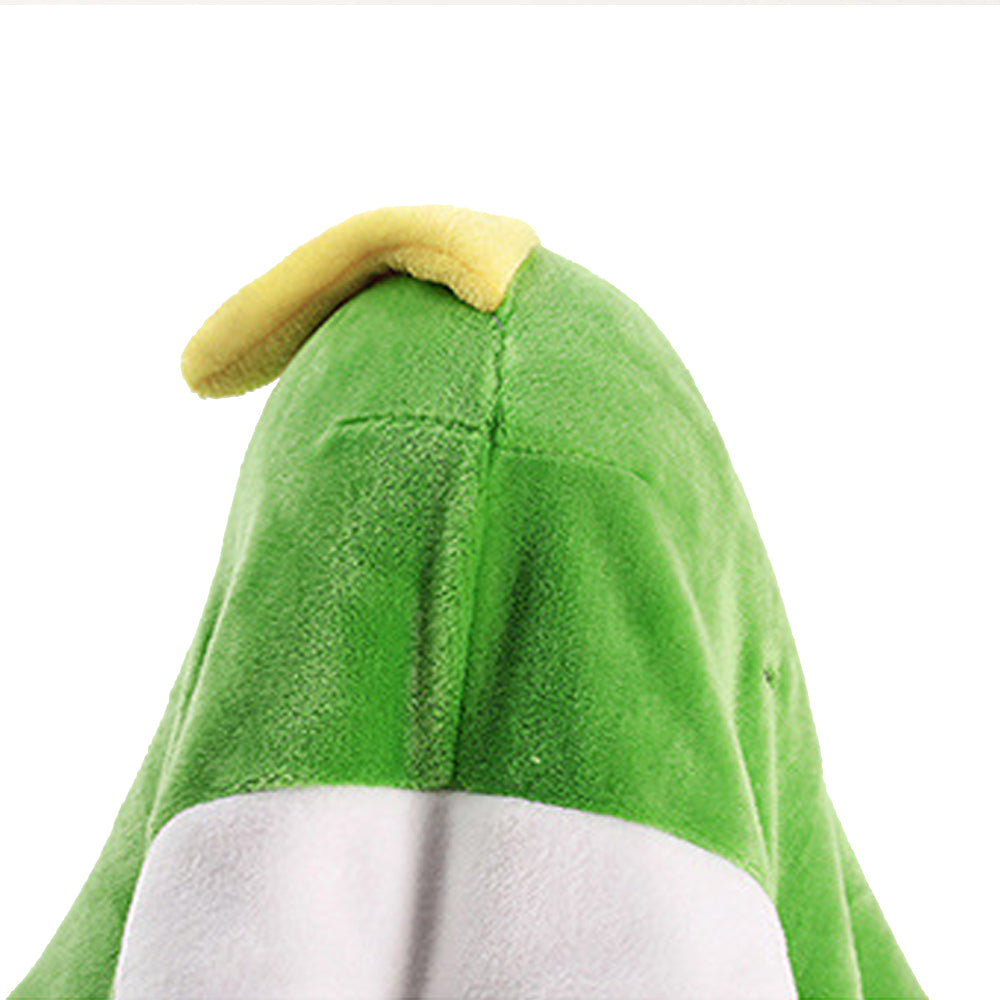 2Pcs Cartoon Dinosaur Adult Wearable Flannel Hoodie Sleep Blanket