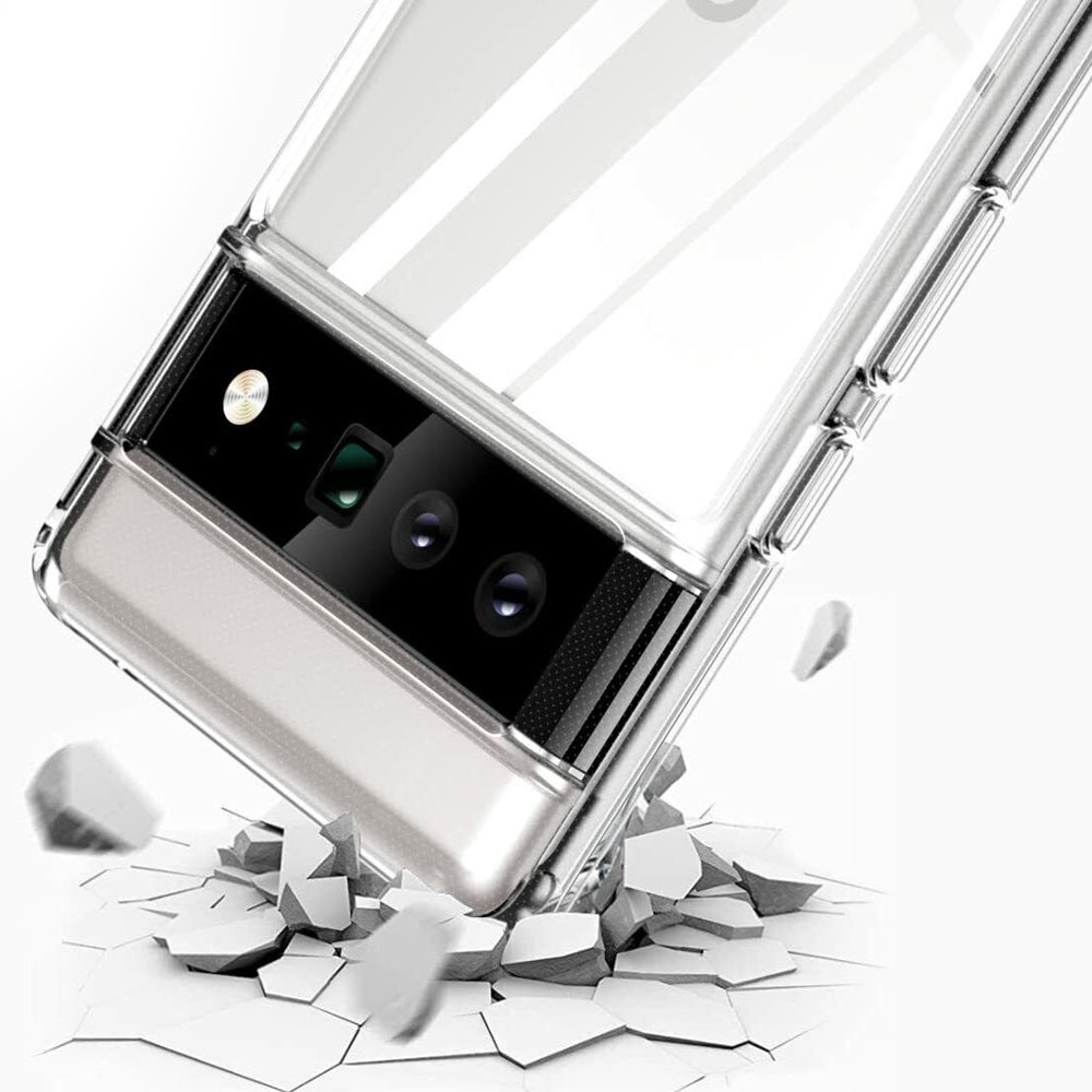 For Google Pixel 7 Shockproof Transparent Phone Case