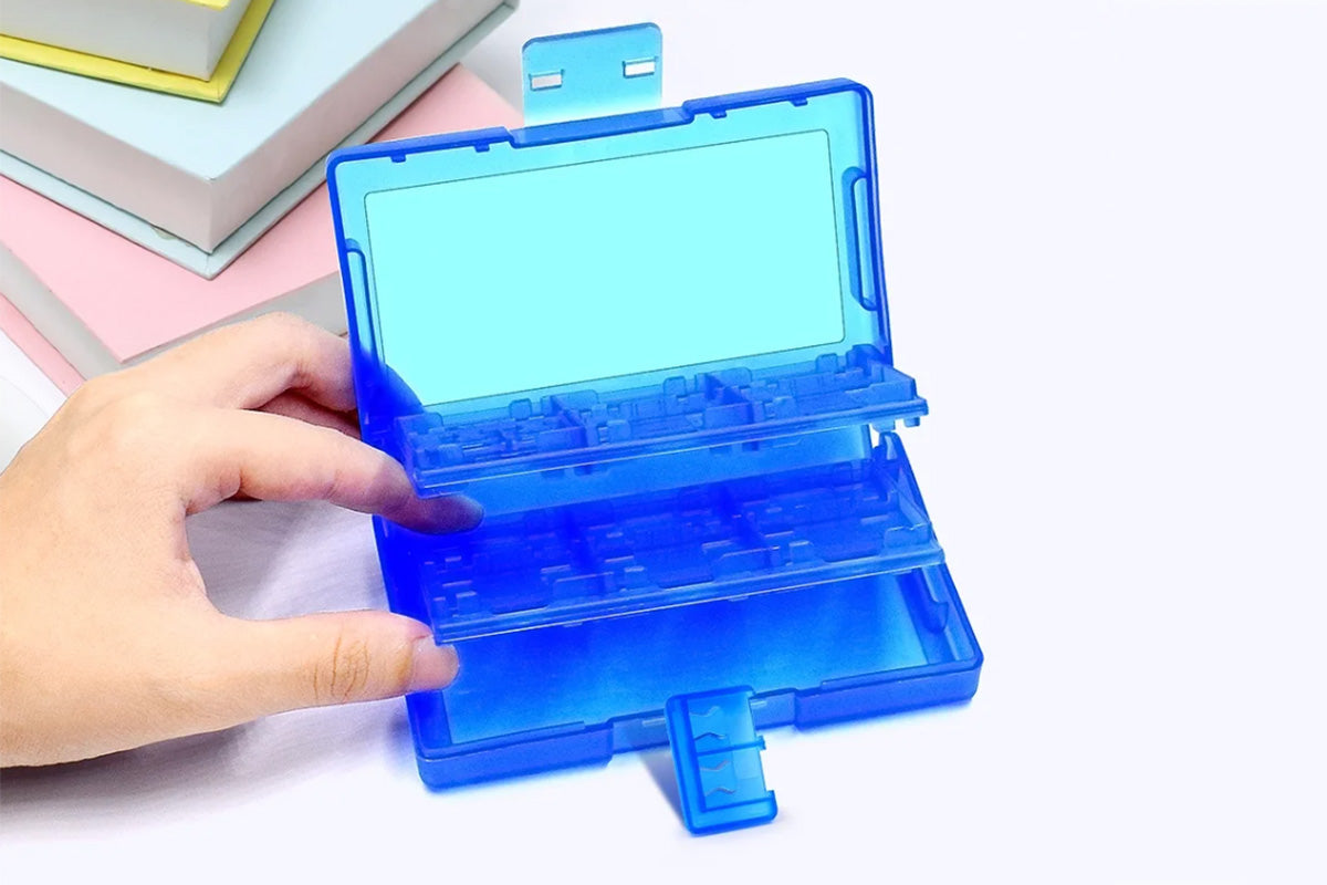 2PCS 24 In 1 Game Card Storage Box Game Card Box Organizer Compatible With Nitendo Switch