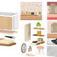 DIY Miniature Dollhouse Kit 3D Puzzle Dollhouse Toy with Dust Cover and Light