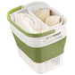 35L Collapsible Laundry Basket Clothes Hamper Washing Cleaning Organizer Bin