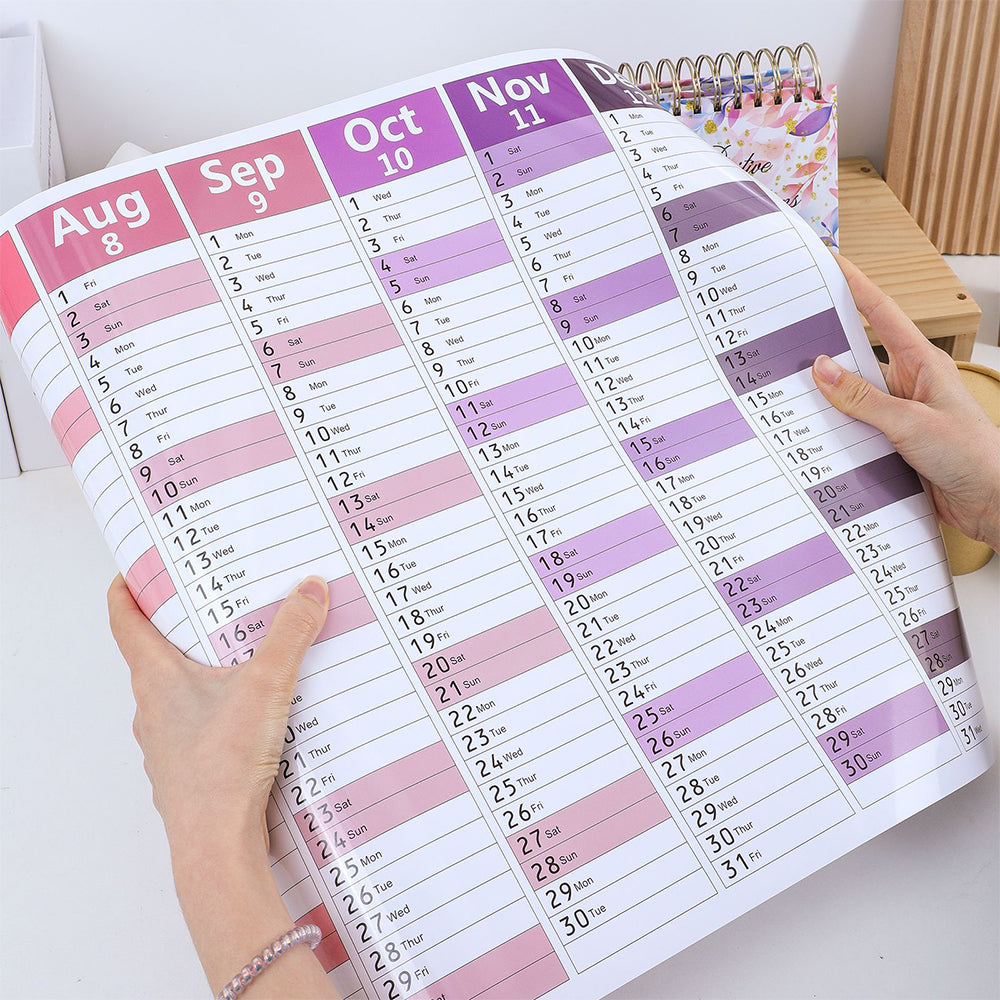 2026 Wall Calendar Large Poster Hanging Calendar School Office Supplies Daily Planner