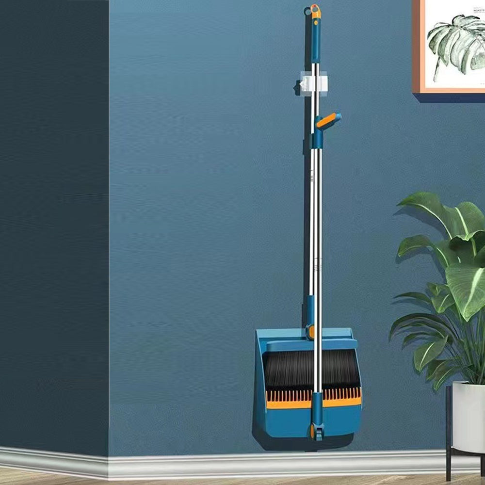 180 Degree Rotatable Broom with Foldable Standing Dustpan