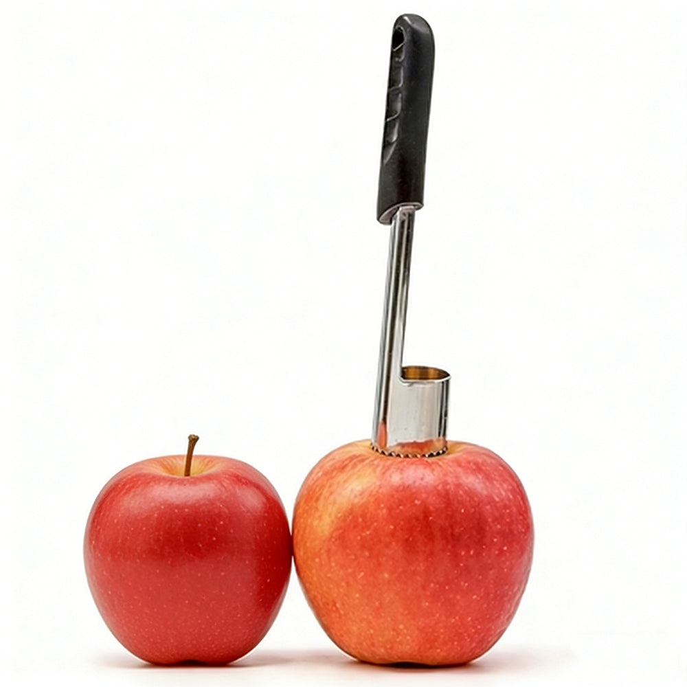 Stainless Steel Apple Corer with Easy Grip Handle