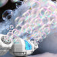 Rechargeable Bubble Machine with RGB Lights for Parties Weddings Events