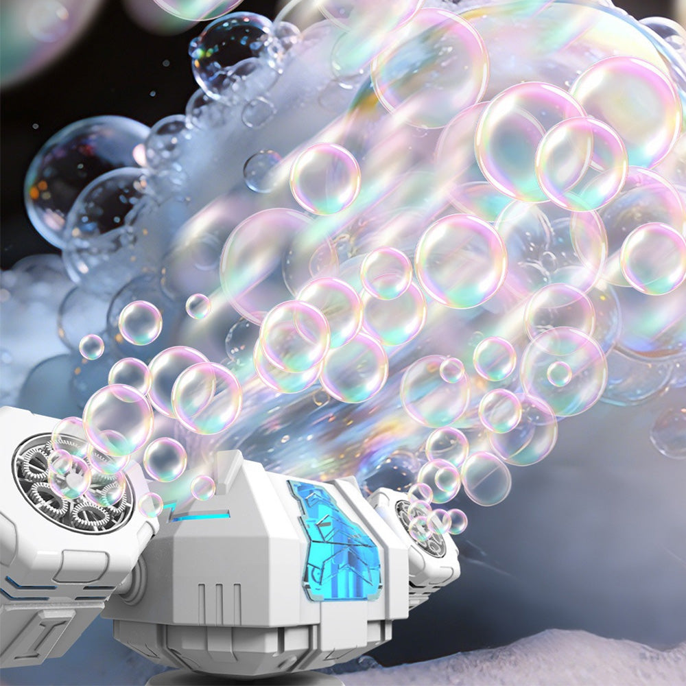 Rechargeable Bubble Machine with RGB Lights for Parties Weddings Events