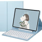 Bluetooth Touchpad for Samsung Galaxy Tab A9 / A9 Plus Detachable Keyboard-Blue