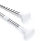 Tool Free Extendable Telescopic Hanger Wardrobe Curtain Rod Towel Rail Pole
