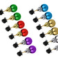12Pcs Beard Baubles Ornaments Mini Gingle Bells Mustache Christmas Decoration