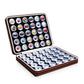 60 Compartment PU Rhinestone Gemstone Display and Storage Box