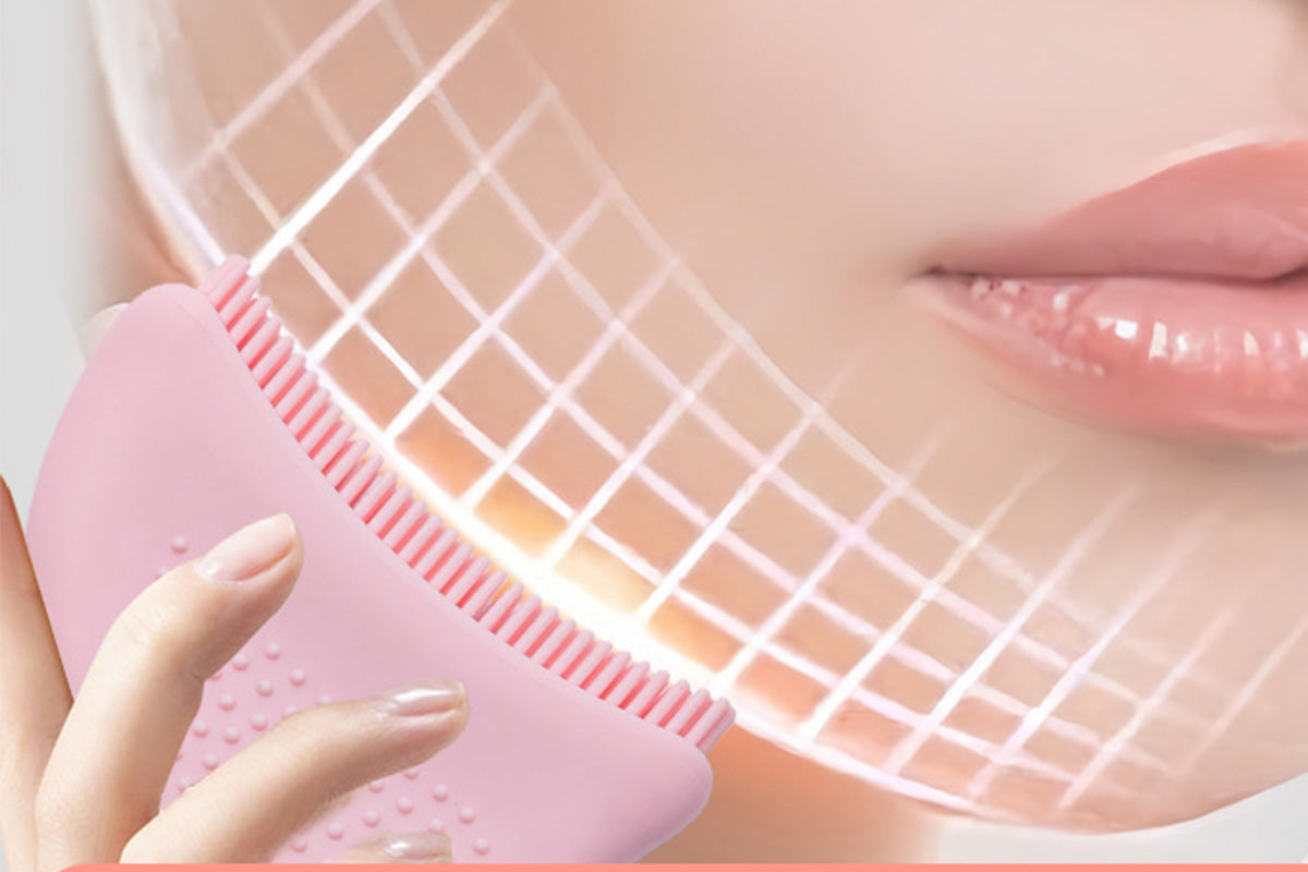 Silicone Contour Face Brush for Facial and Neck Massage