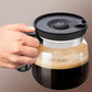16 Oz Coffee Pot Mug Glass with Lid