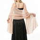 Chiffon Evening Dress Shawl for Weddings Parties 70x170cm