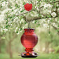 Flower Shape Ant Moat Hummingbird Feeder for Outdoor Yard Hanging Feeder