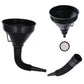 5-Piece Plastic Funnel Set with Flexible Spout