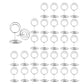 60Pcs Table Card Clip Stand for Party Wedding Decor- Silver and Gold