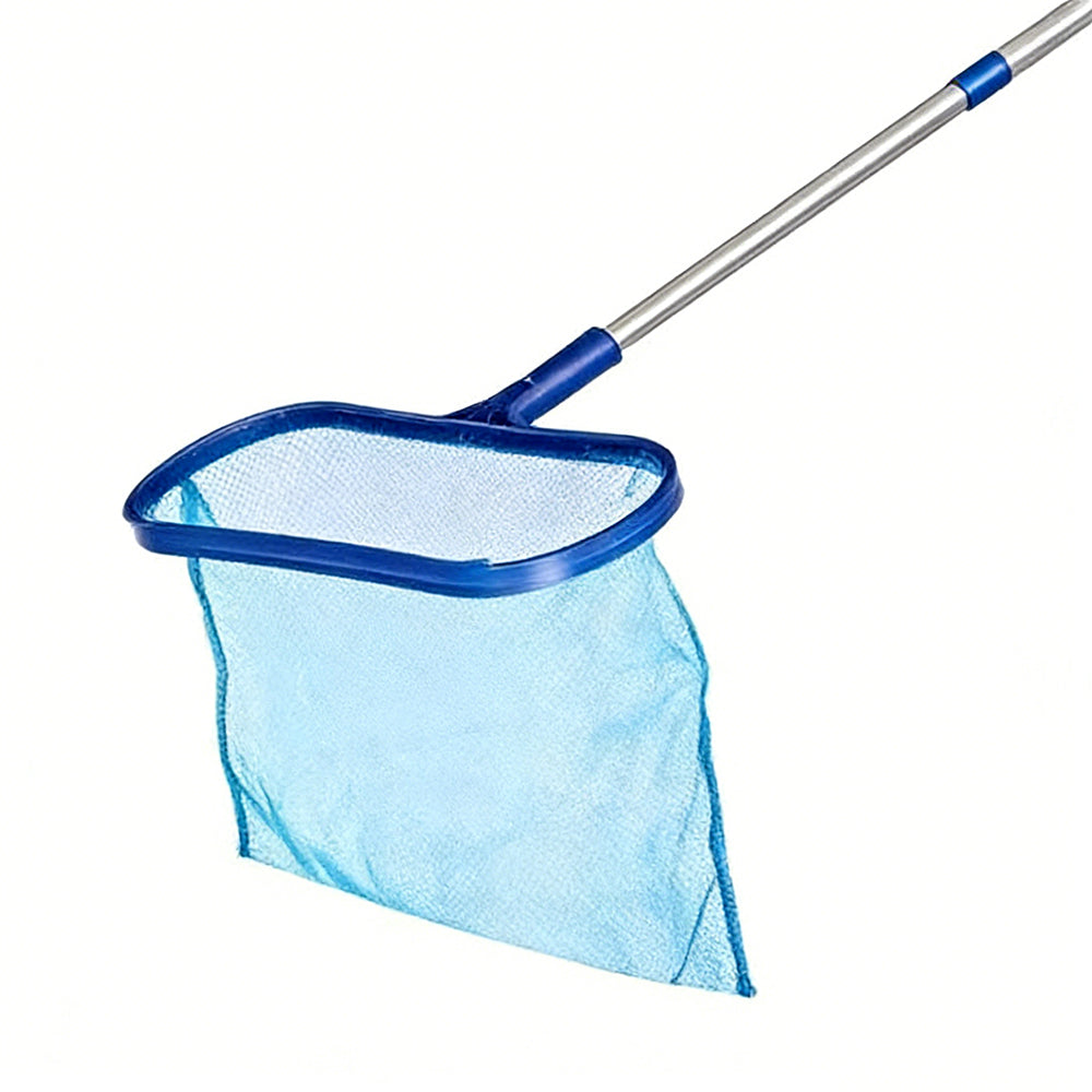 Pool Cleaning Net Skimmer Set with Telescopic Pole and 2 Nets
