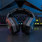 2.4GHz Wireless Gaming Headset Mic Headphone Stereo Surround Microphone for PC