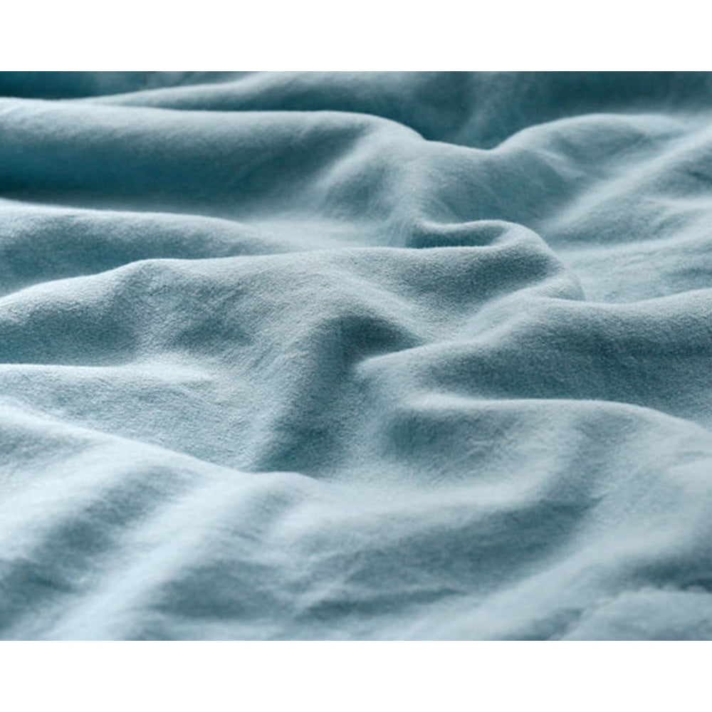 Washed Cotton Summer Quilt for Aircon Use-Green