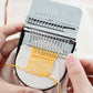 Mini Wood Composite Knitting Loom Darning Mushroom and 50 Color Thread Kit