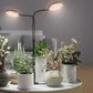 LED Grow Light Dual Head Full Spectrum Adjustable Plant Lamp for Indoor Plants