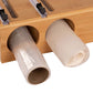 6-in-1 Foil and Plastic Wrap Dispenser Bag Food Baggie Organizer with Cutter