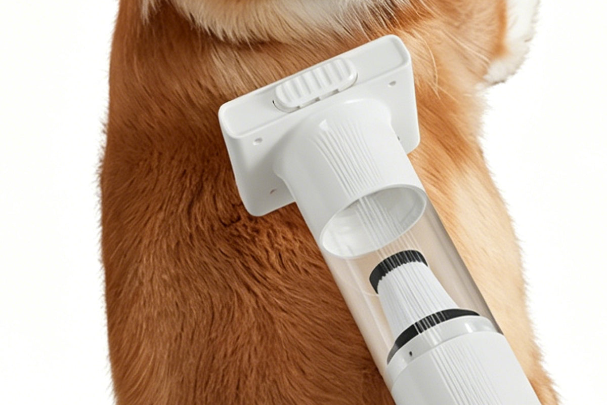 4-In-1 Cordless Pet Grooming Kit Hair Vacuum Grooming Brush Vacuum Cleaner