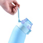 700ML Scent Water Bottle Leak Proof Sport Water Cup with 7 Fragrance Rings