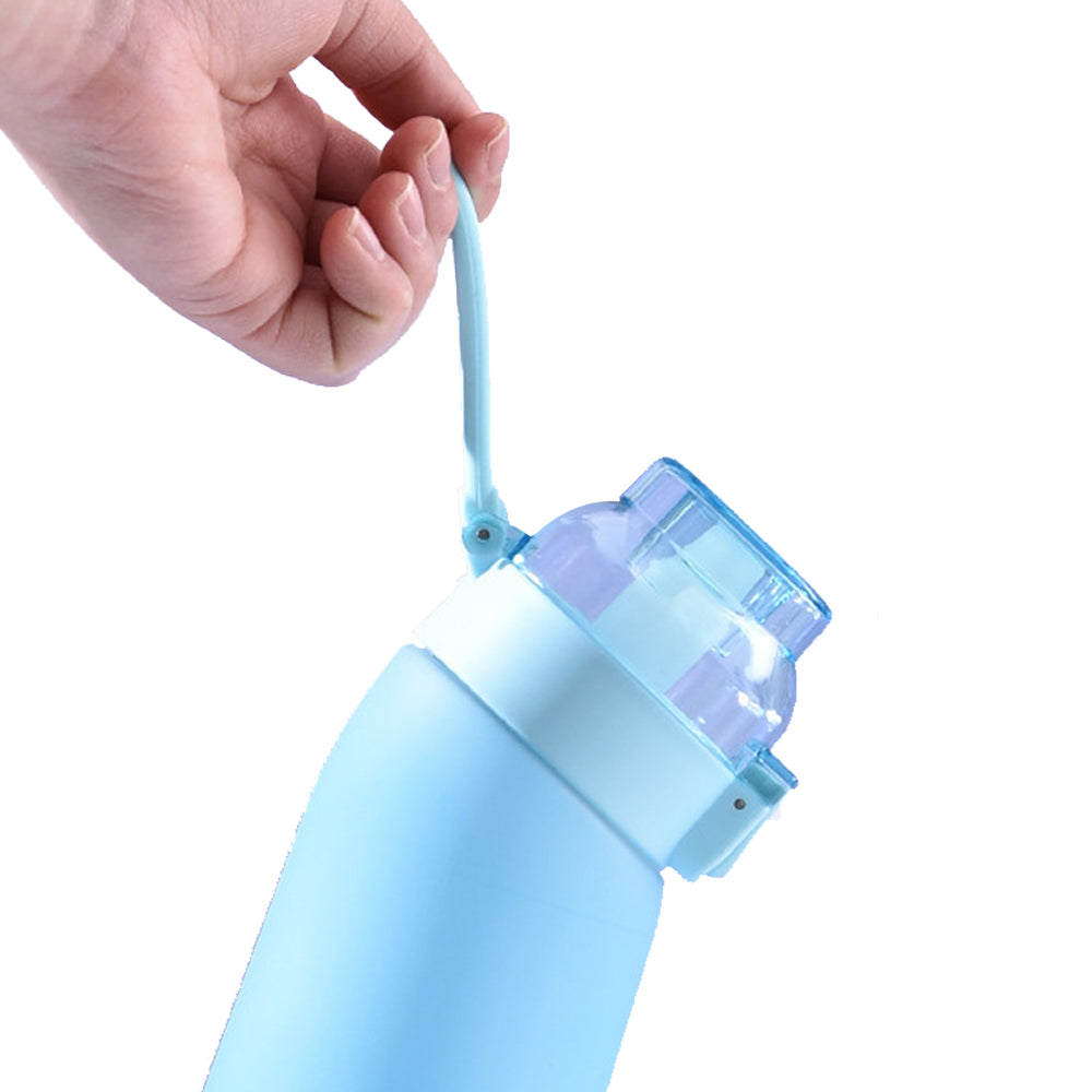 700ML Scent Water Bottle Leak Proof Sport Water Cup with 7 Fragrance Rings