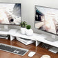 Dual Monitor Stand Riser Adjustable Computer Monitor Stand for Books iMac Laptop