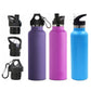 3 PCS Straw Lids for Hydro Flask Standard Mouth with 2 Straws and Cleaning Brush