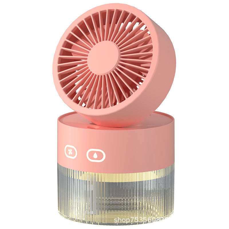 Portable USB Cooling Spray Air Humidifier Fan
