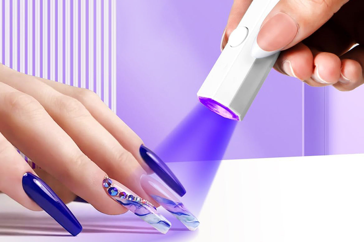 Handheld UV Nail Lamp Portable Gel Nail Dryer for Home Salon Use