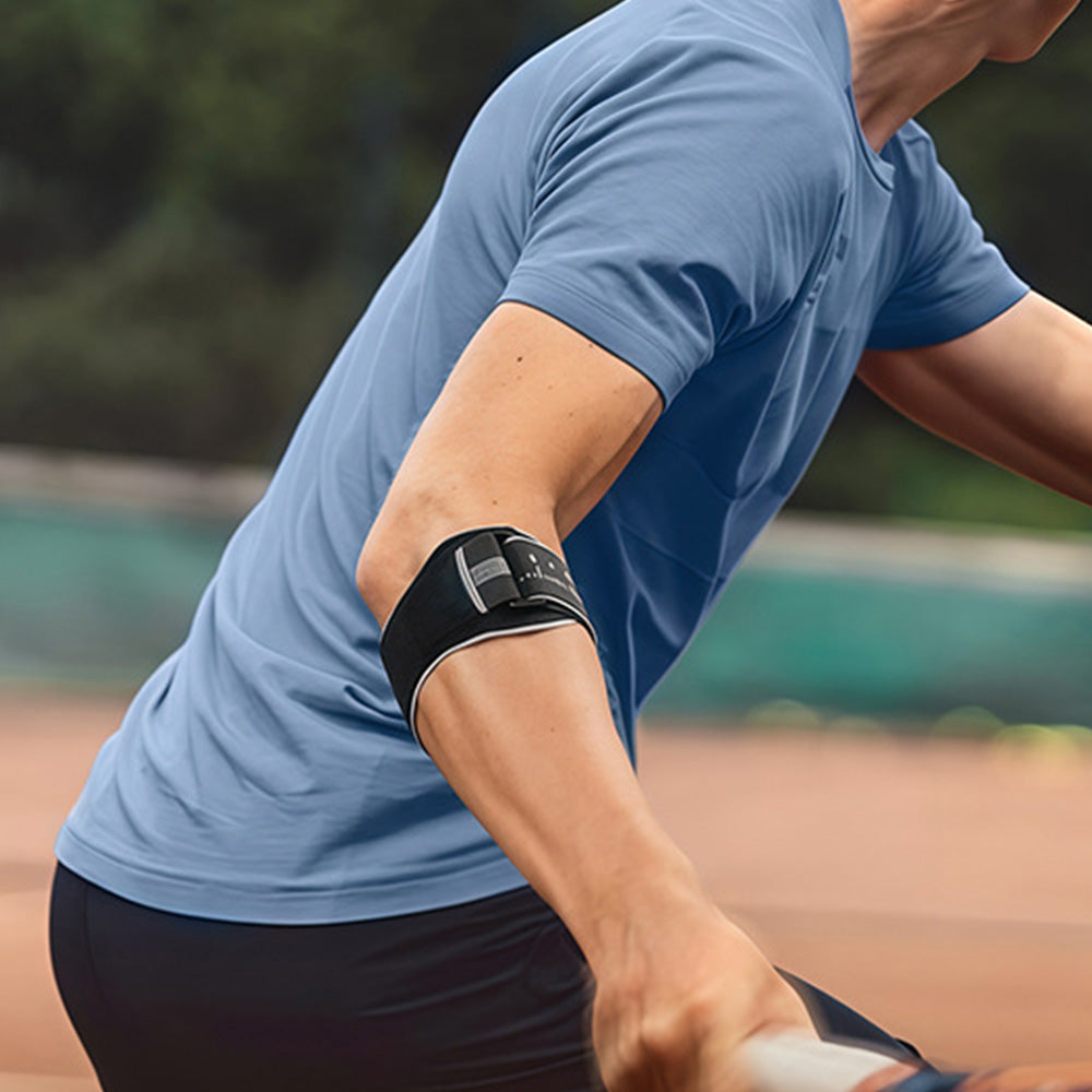 Tennis Elbow Support Brace with Gel Pad for Sports